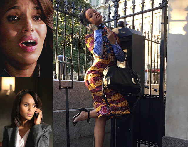 Rihanna visita la Casa Blanca y parodia 'Scandal'