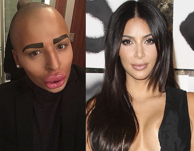 Un hombre se gasta 150.000 $ en parecerse a Kim Kardashian
