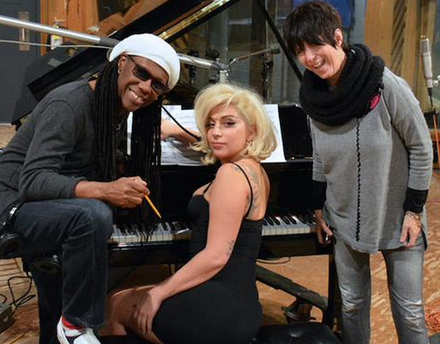 Lady Gaga trabaja en nuevas canciones con Nile Rodgers y Diane Warren