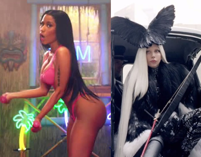 Nicki Minaj retuitea un titular contra Lady Gaga