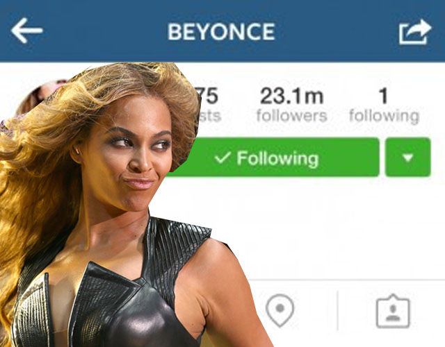 Beyoncé sigue a su primer usuario por Instagram