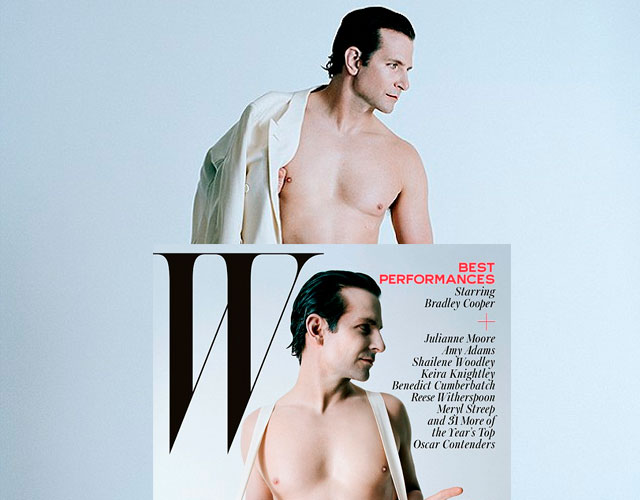 Bradley Cooper desnudo y depilado en W Magazine