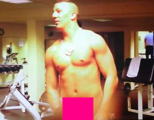 El rapero alemán Farid Bang, pillado desnudo en el gimnasio
