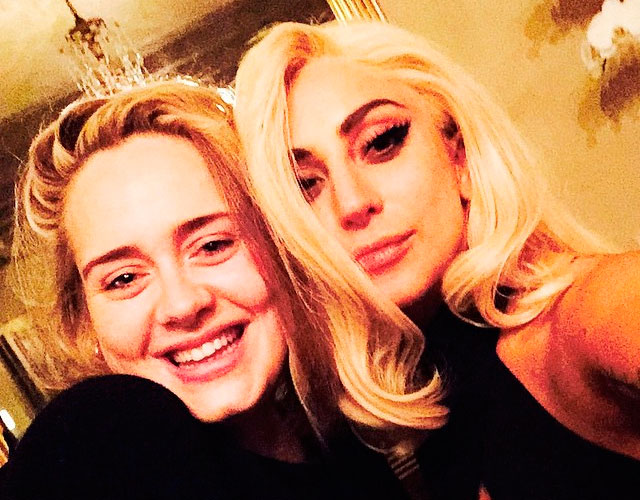 Lady Gaga y Adele juntas, ¿grabando su dueto?