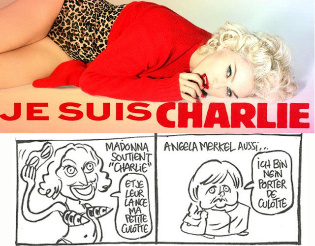 Charlie Hebdo agradece a Madonna su apoyo en su último número