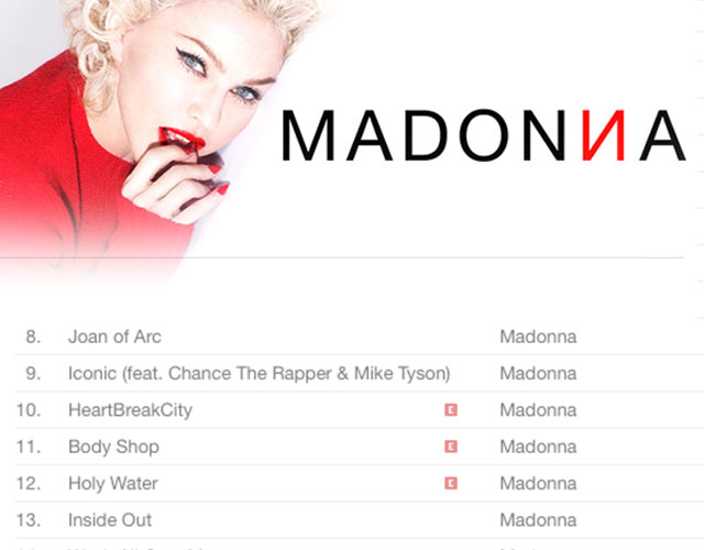 Filtrado el tracklist definitivo de 'Rebel Heart' de Madonna