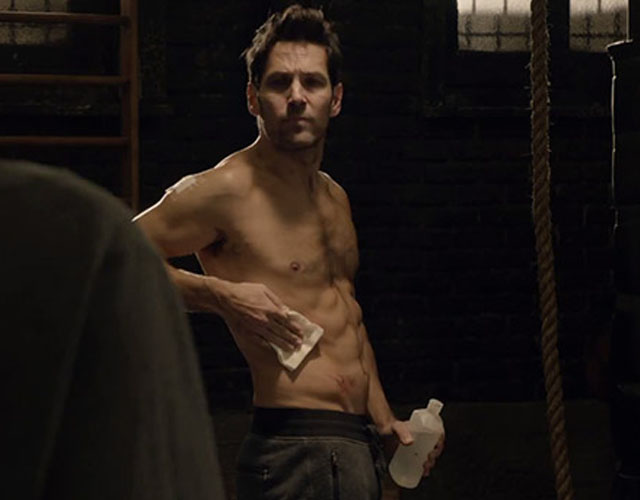 Paul Rudd desnudo y fibradísimo en el trailer de 'Ant Man'