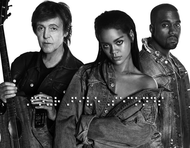 Escucha 'FourFiveSeconds', el single de Rihanna, Kanye West y Paul McCartney