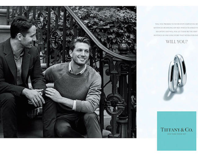 Tiffany & Co usa a una pareja gay real para anunciar anillos de compromiso