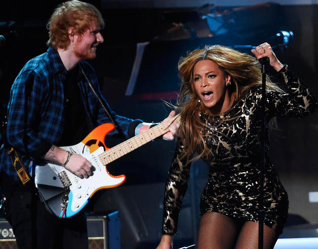 Beyoncé canta con Ed Sheeran y Gary Clark Jr en el tributo a Stevie Wonder