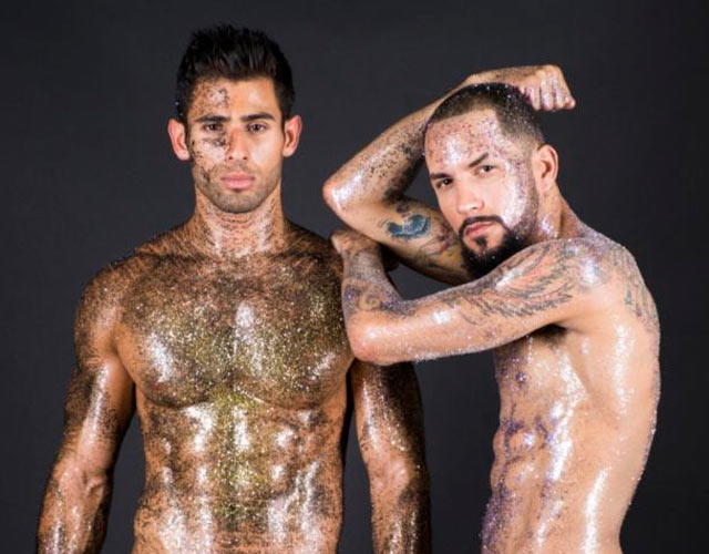 Hombres desnudos Glitter