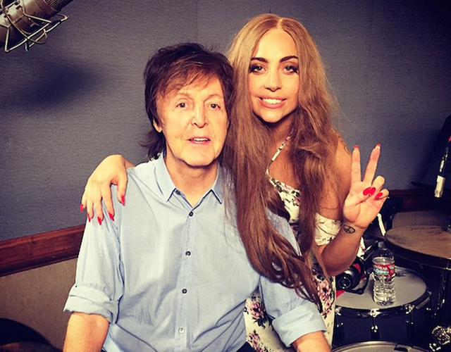Lady Gaga, envidiosa de Rihanna, trabaja también con Paul McCartney