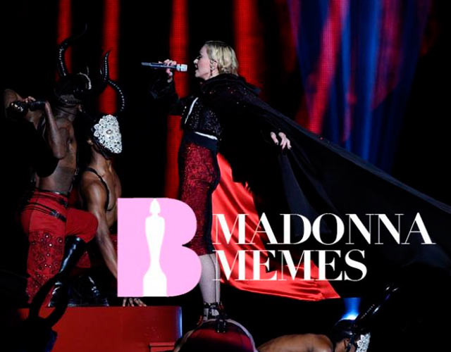 Madonna caída montaje