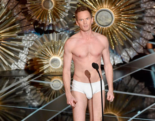 Neil Patrick Harris desnudo en los Oscar 2015