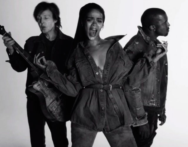 Vídeo de 'FourFiveSeconds' de Rihanna, Kanye West y Paul McCartney