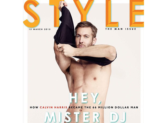 Calvin Harris sin camiseta para 'Style'