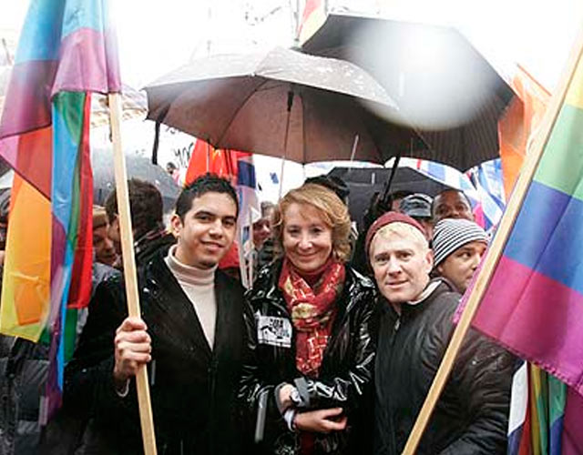Esperanza Aguirre: "El colectivo homosexual es el que más aprecio me tiene"