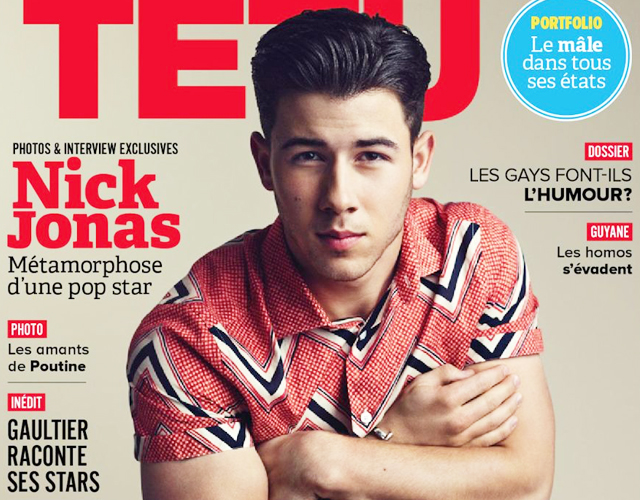 Las fotos de Nick Jonas en la revista gay francesa 'Têtu'