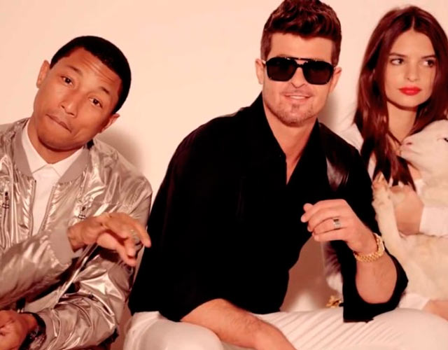 Robin Thicke y Pharrell tienen que pagar 7 millones de dólares por el plagio de 'Blurred Lines'