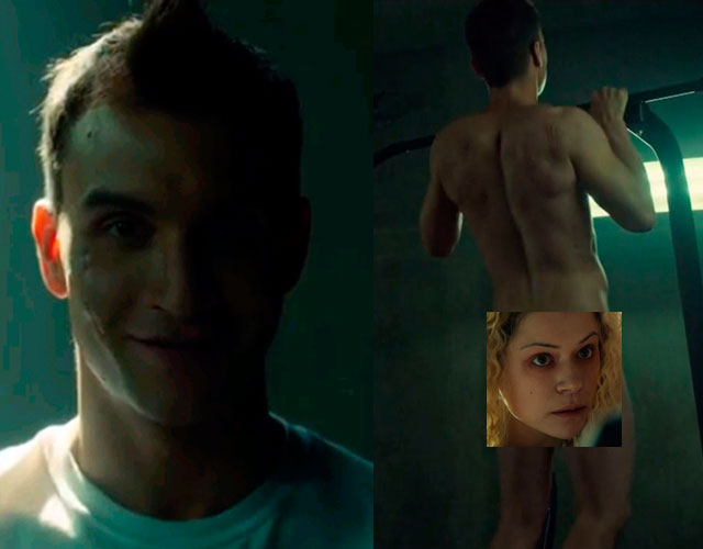 Ari Millen desnudo en 'Orphan Black'