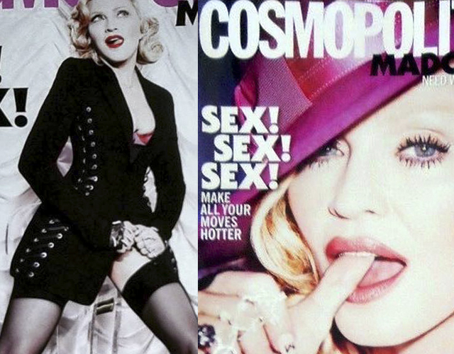 Las cuatro portadas de 'Cosmopolitan' de Madonna