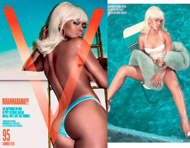 Rihanna desnuda en V Magazine