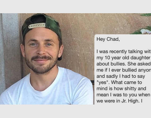 La emotiva disculpa de un acosador 20 años después