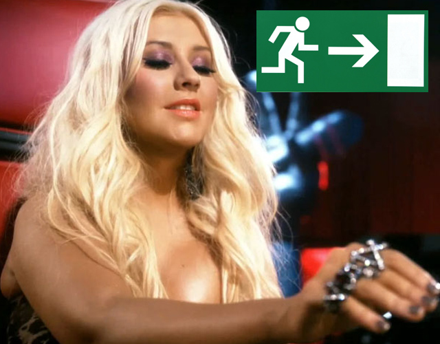 Los productores de 'The Voice' echan a Christina Aguilera