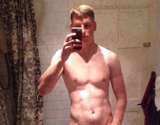 Las fotos del futbolista desnudo Jake Goodman