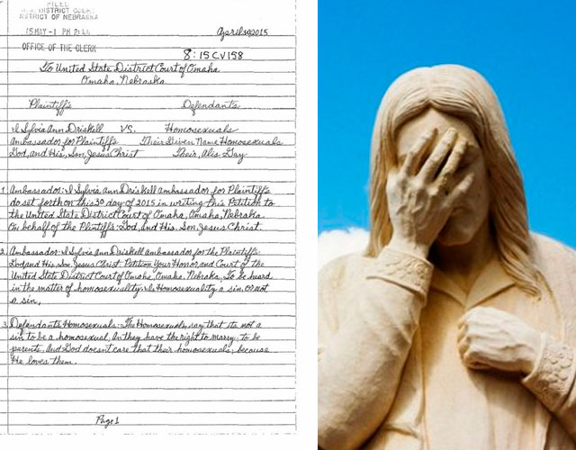 Jubilada demanda gays