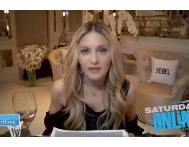 Una rata se cuela en la casa de Madonna en pleno streaming