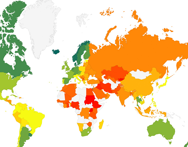 Planet Romeo anuncia el mapa de países con felicidad gay