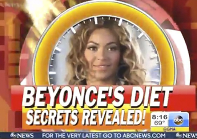 Beyoncé enfada al mundo con su nueva dieta