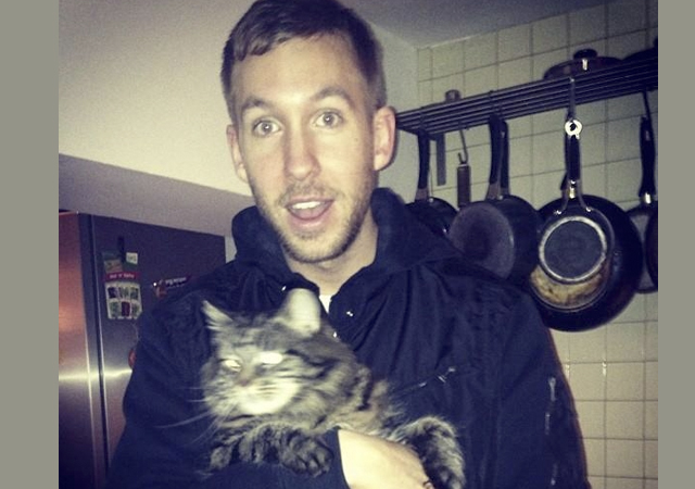 Calvin Harris estalla Internet con un vídeo del gato de Taylor Swift