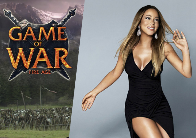 Mariah Carey, imagen del videojuego 'Game of War'
