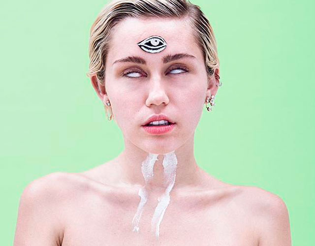 Las fotos de Miley Cyrus desnuda con su cerda para Paper