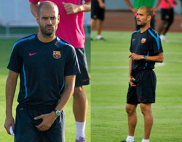 Pep Guardiola desnudo