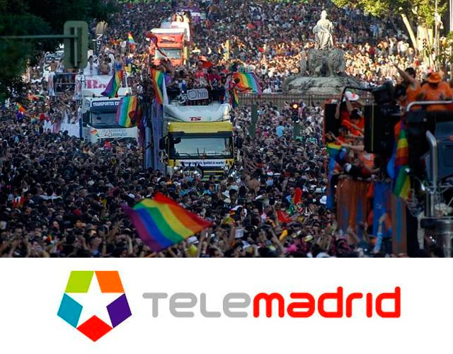 Telemadrid retransmitirá la manifestación del Orgullo Gay Madrid 2015 en directo por primera vez