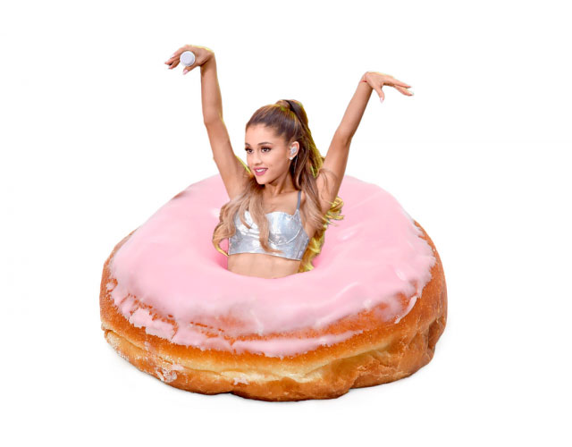 Ariana Grande perdón donuts