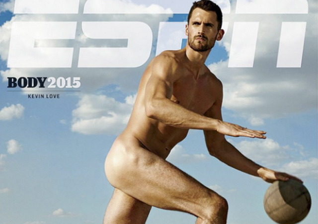 El jugador de baloncesto Kevin Love, desnudo en 'ESPN'