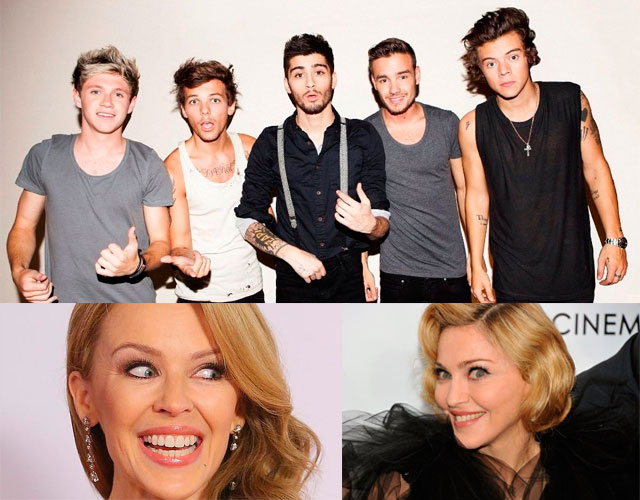One Direction, mayor icono gay de la música por encima de Kylie y Madonna según una encuesta