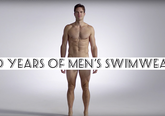 100 años de moda masculina en bañadores