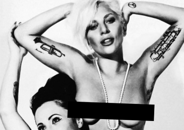 Lady Gaga desnuda en el libro 'CR Fashion Book'
