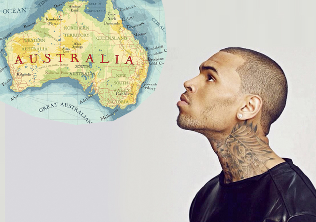Chris Brown no podrá viajar nunca más a Australia