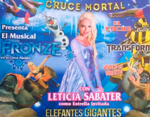 Leticia Sabater, protagonista del musical 'Fronze', la versión circense de 'Frozen'
