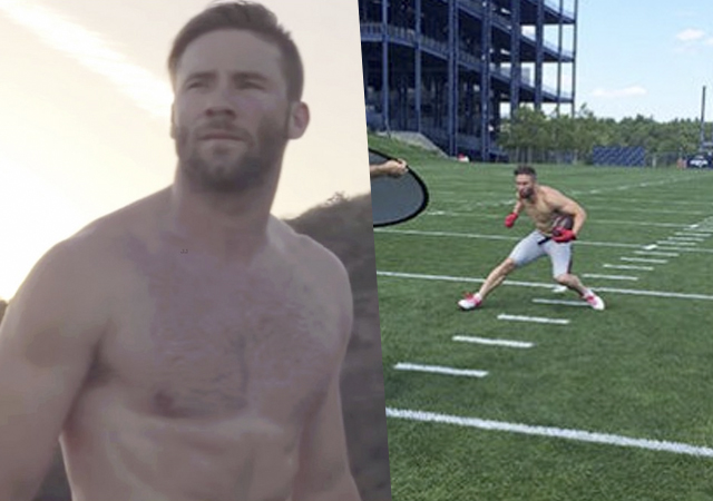 Primeras fotos del deportista Julian Edelman en 'Men's Health'