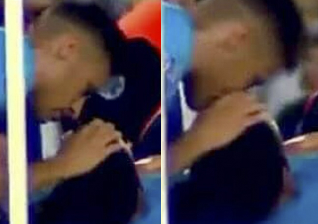 El beso gay de Neymar con Rafinha