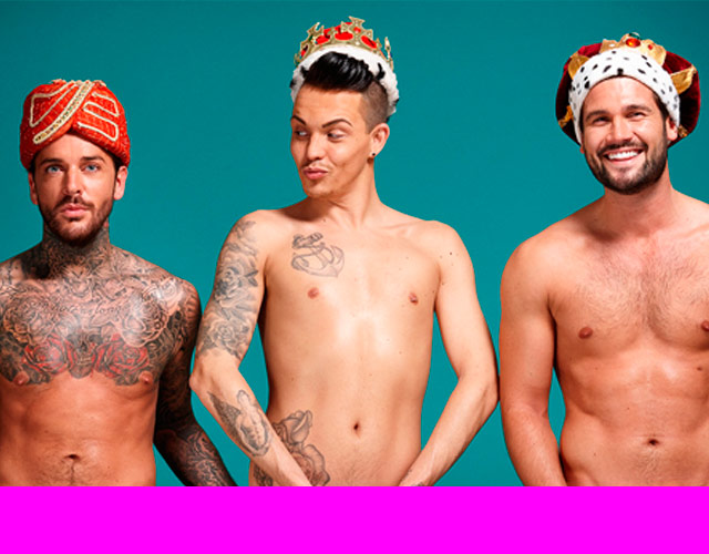 Famosos desnudos por Navidad: los buenorros de la televisión británica en Fabulous
