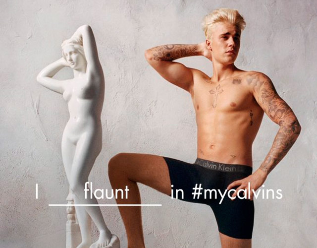 Justin Bieber desnudo otra vez para Calvin Klein