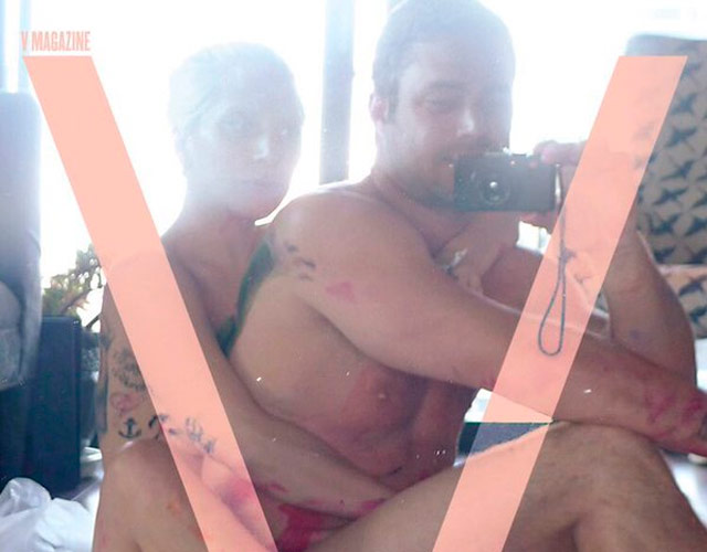 Lady Gaga y Taylor Kinney desnudos entre las 16 portadas de V Magazine